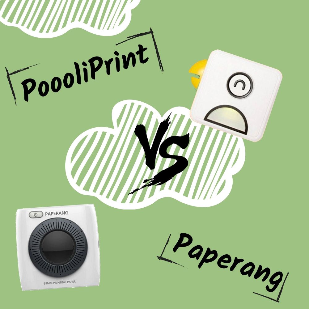 PoooliPrinter VS. Paperang Pocket Printer