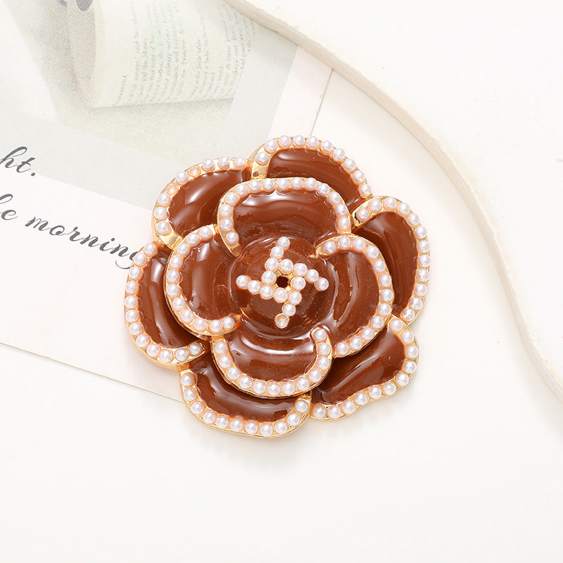 PoooliJournaling Floral Enamel Journal Clip