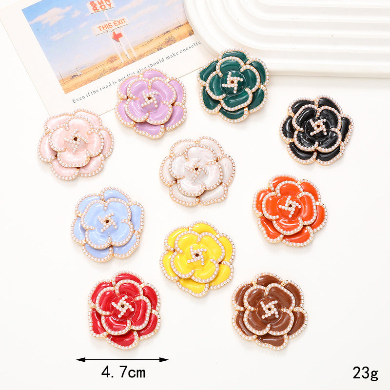 PoooliJournaling Floral Enamel Journal Clip