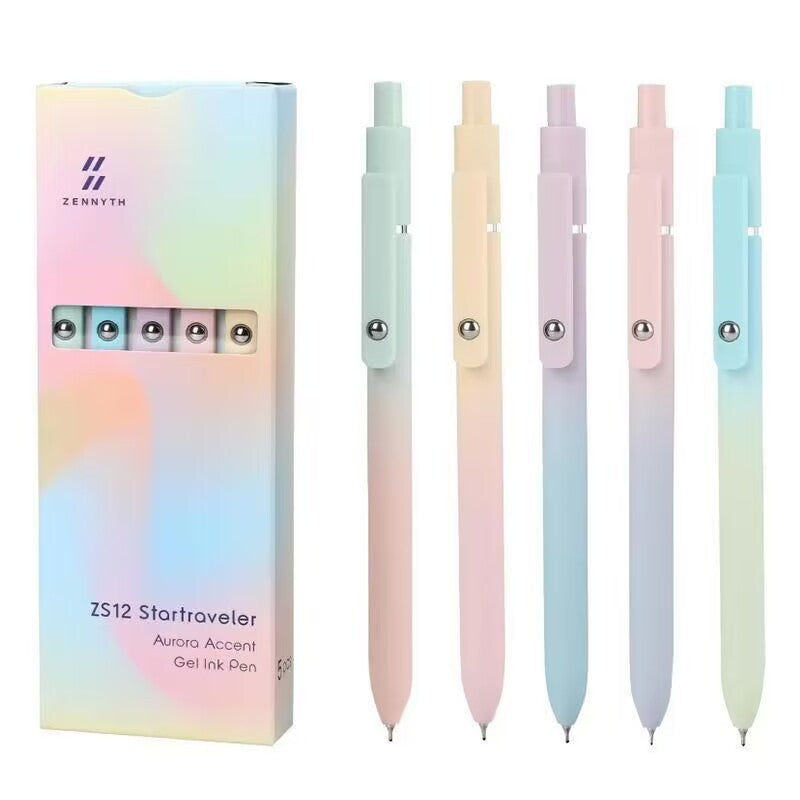 PoooliJournaling Gel Ink Pen Set - 4 Variants