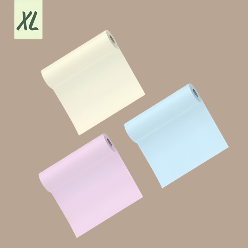 PoooliPaper® XL Colored Paper 3 Rolls - PoooliPrint