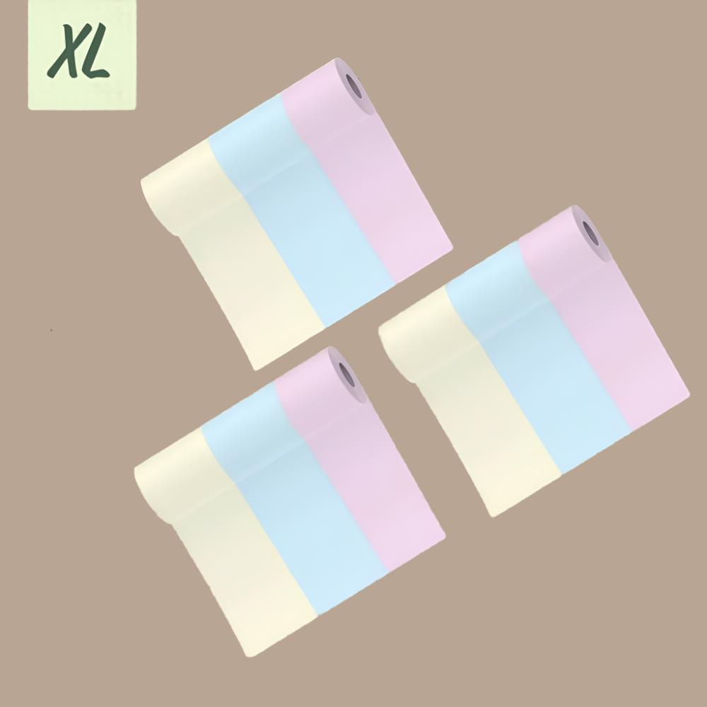 PoooliPaper® XL Rainbow 3 Rolls - PoooliPrint