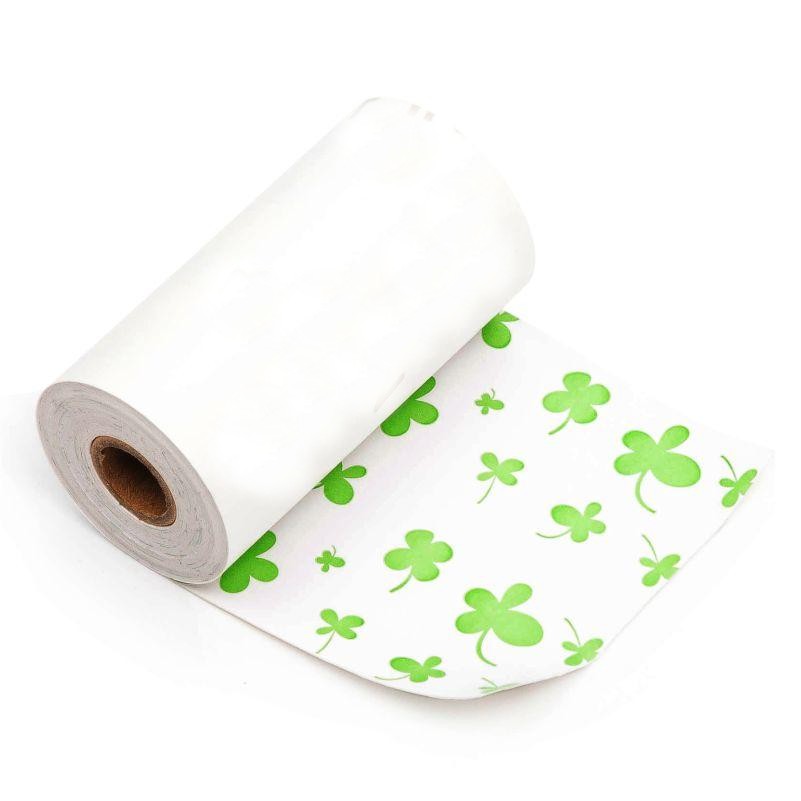 PoooliPaper™ Creators Clover Leaves Sticky Paper 3 Rolls - PoooliPrint™