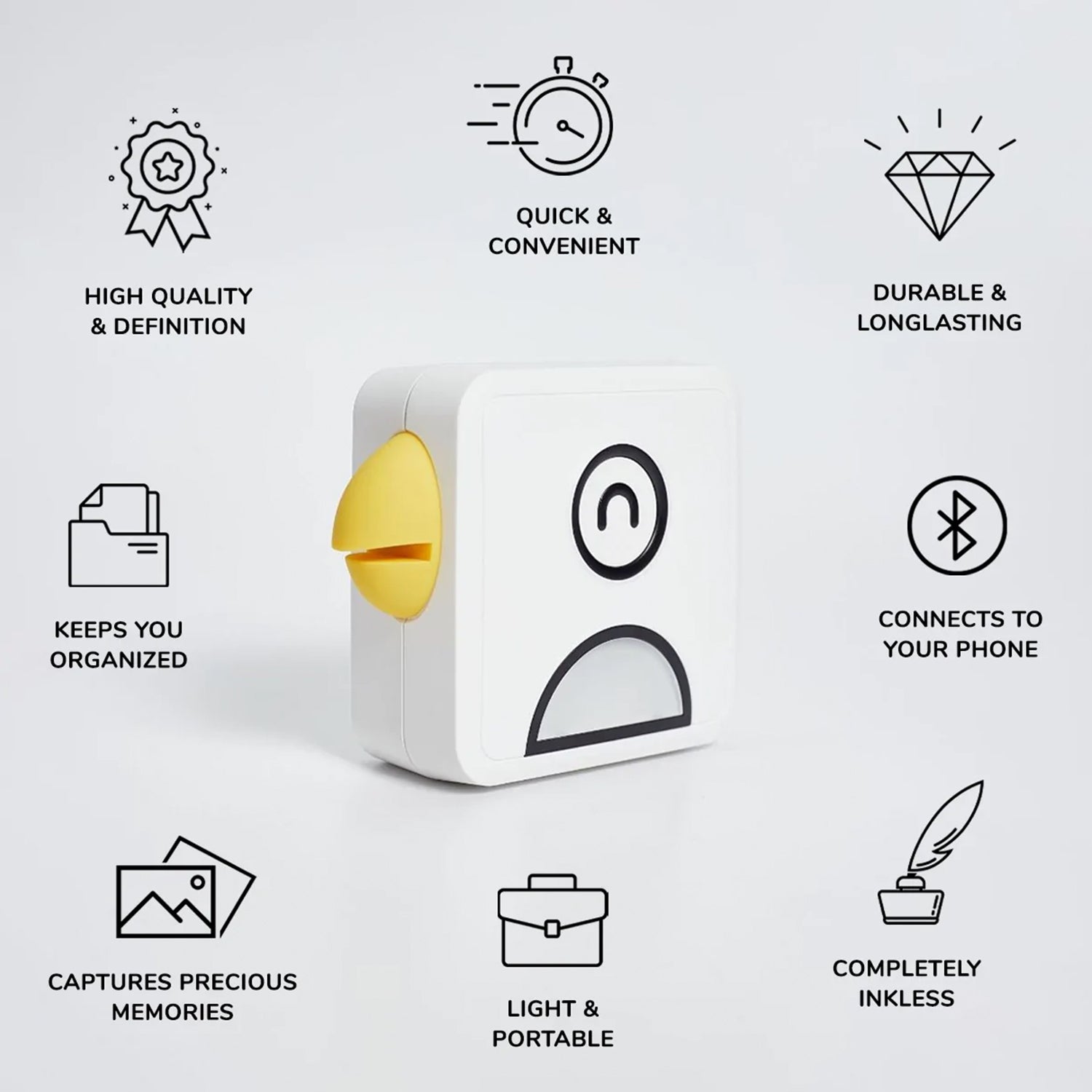 PoooliPrinterยฎ Inkless Pocket Printer + ๐ FREE Paper Roll ๐ - PoooliPrint