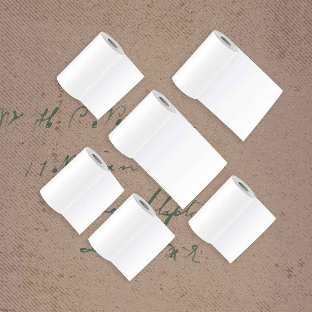 Start printing! White Paper 3 Rolls - PoooliPrint