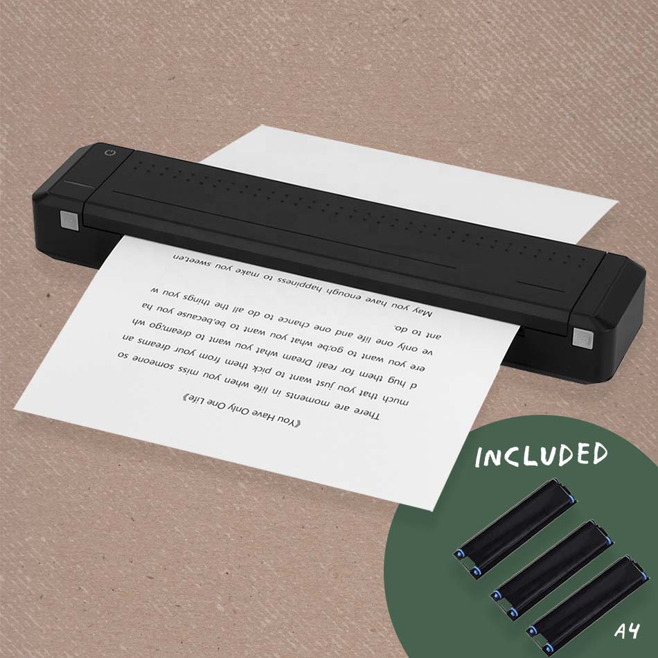 Poooliprint A4 office printer bundle with 3 ribbons