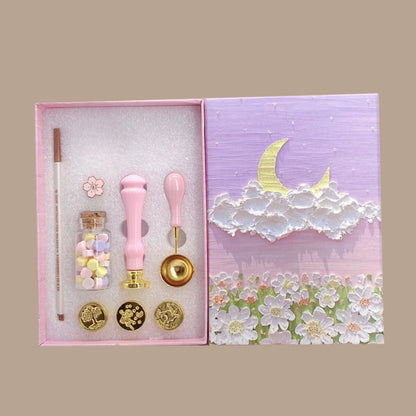 PoooliJournaling Wax Seal Stamp Kit - Pink Edition