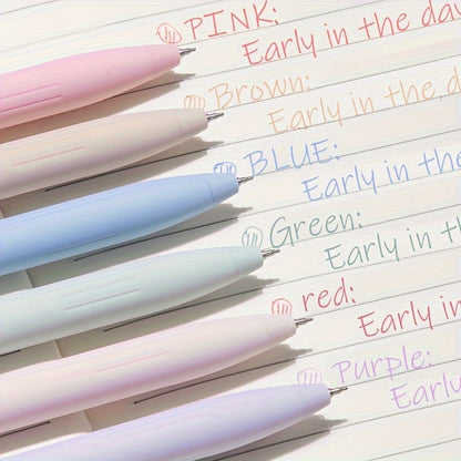 PoooliJournaling 6-Color Neutral Pen Set + Refill