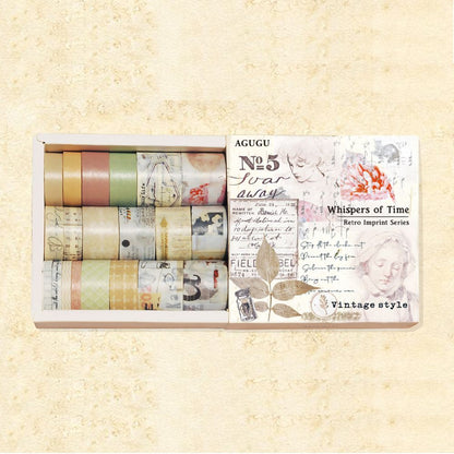 PoooliJournaling® Vintage Washi Tape Assortment - PoooliPrint