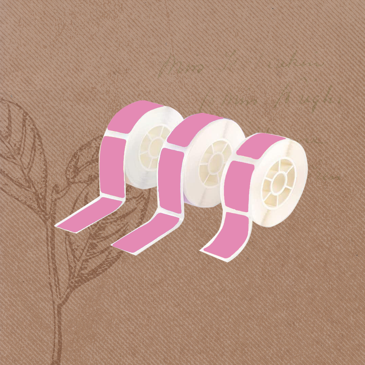3 Rolls of Labels for Label Printer (White or Colored)