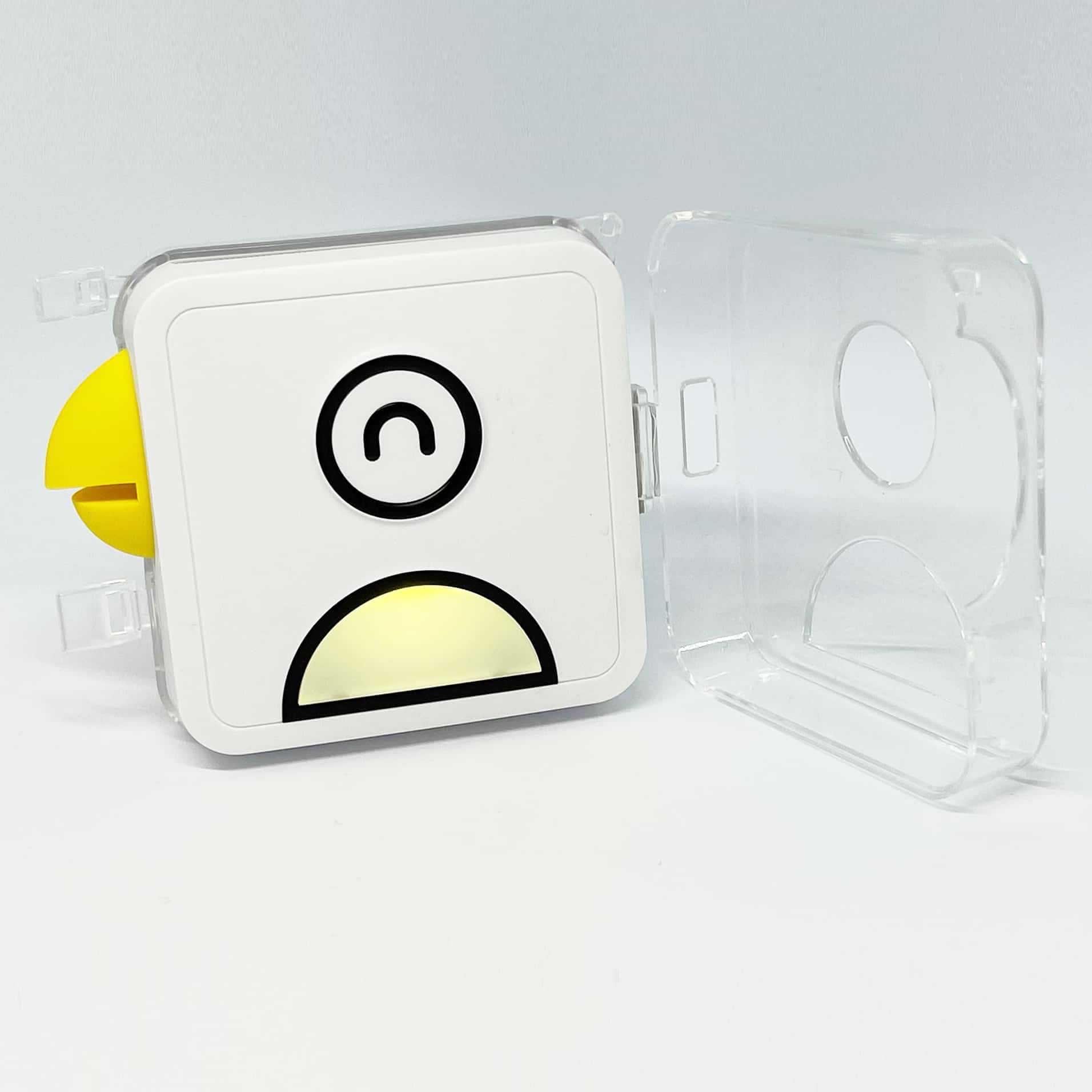 poooliprinter yellow with transparent hard case