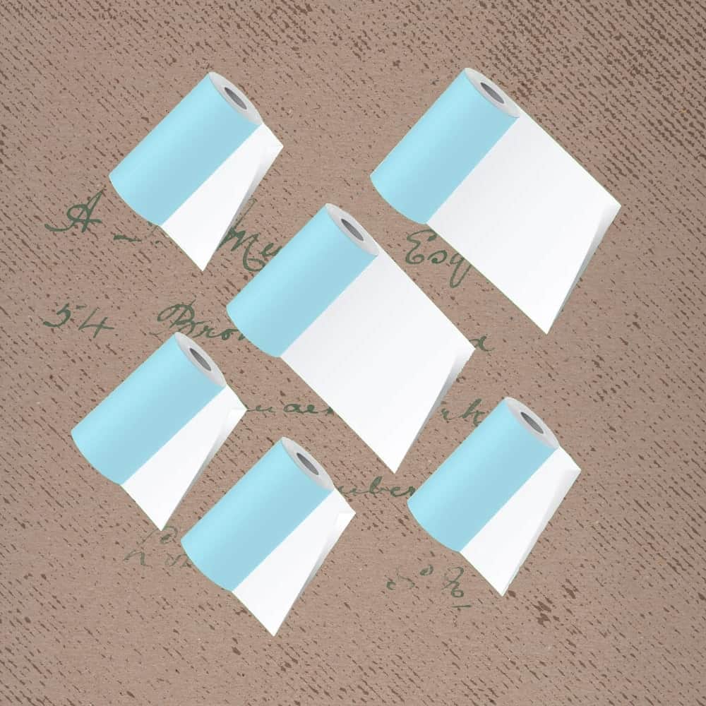 PoooliPaper® White Sticky Paper 3 Rolls (or 6 Rolls)