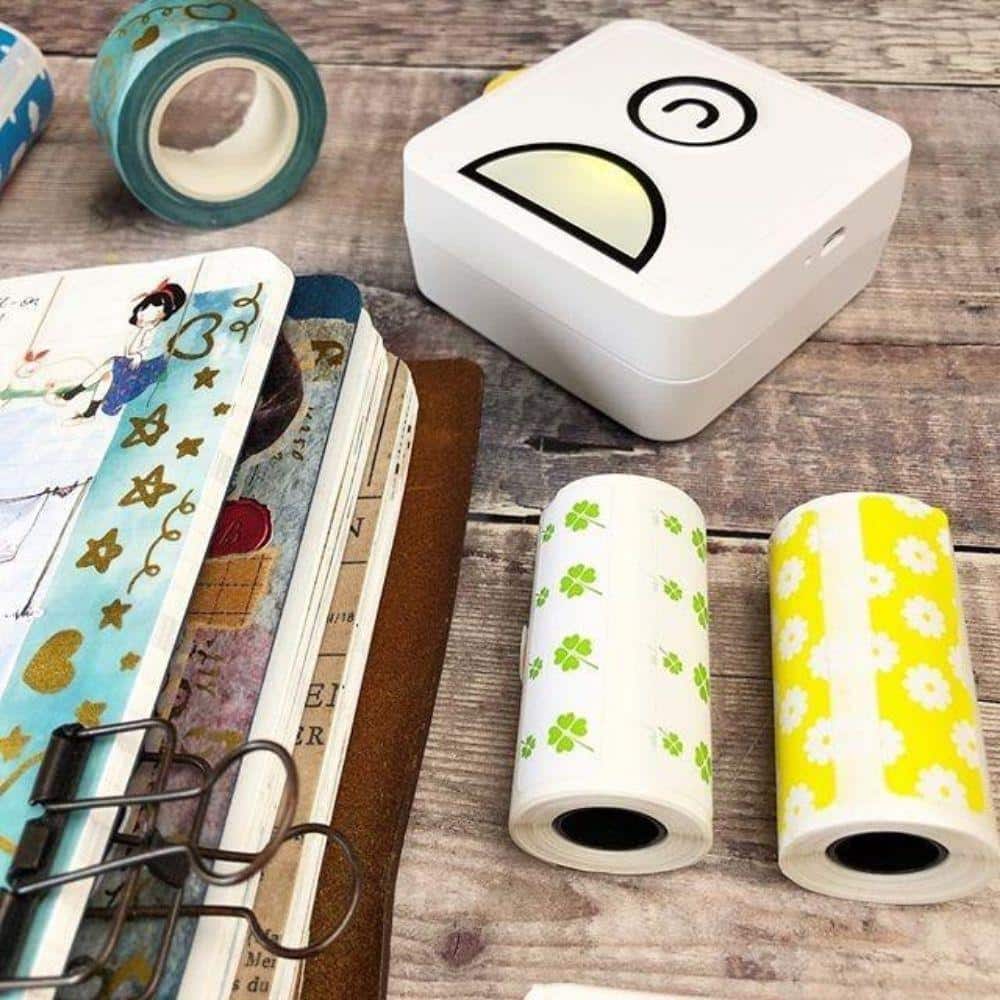 PoooliPaper™ 4 rolls pack of colored labels