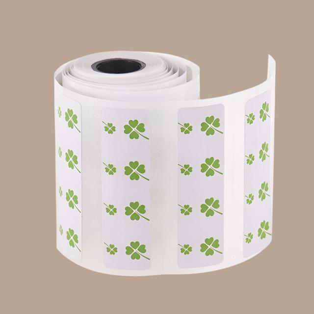 colored label clovers