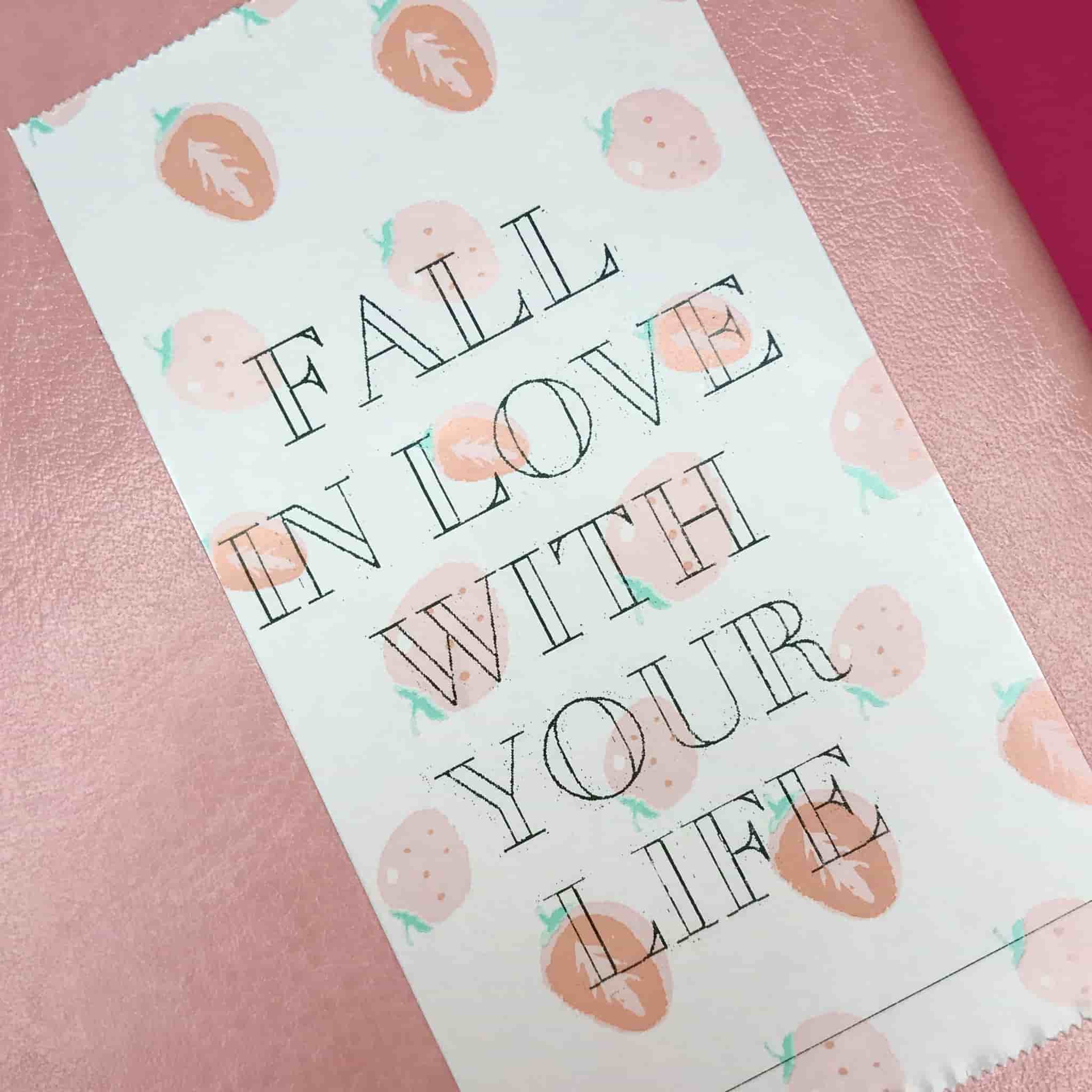 strawberries pooolipaper thermal paper roll