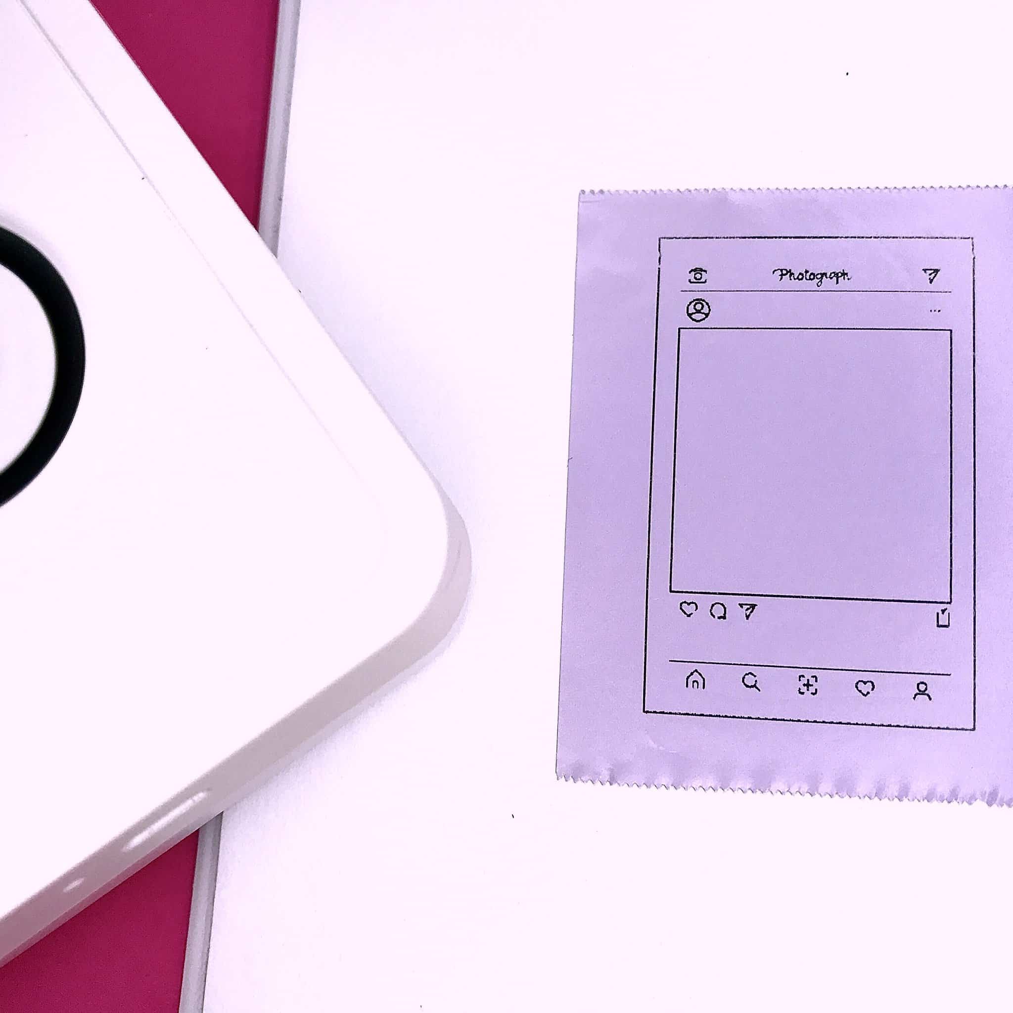 sticky colored thermal paper purple