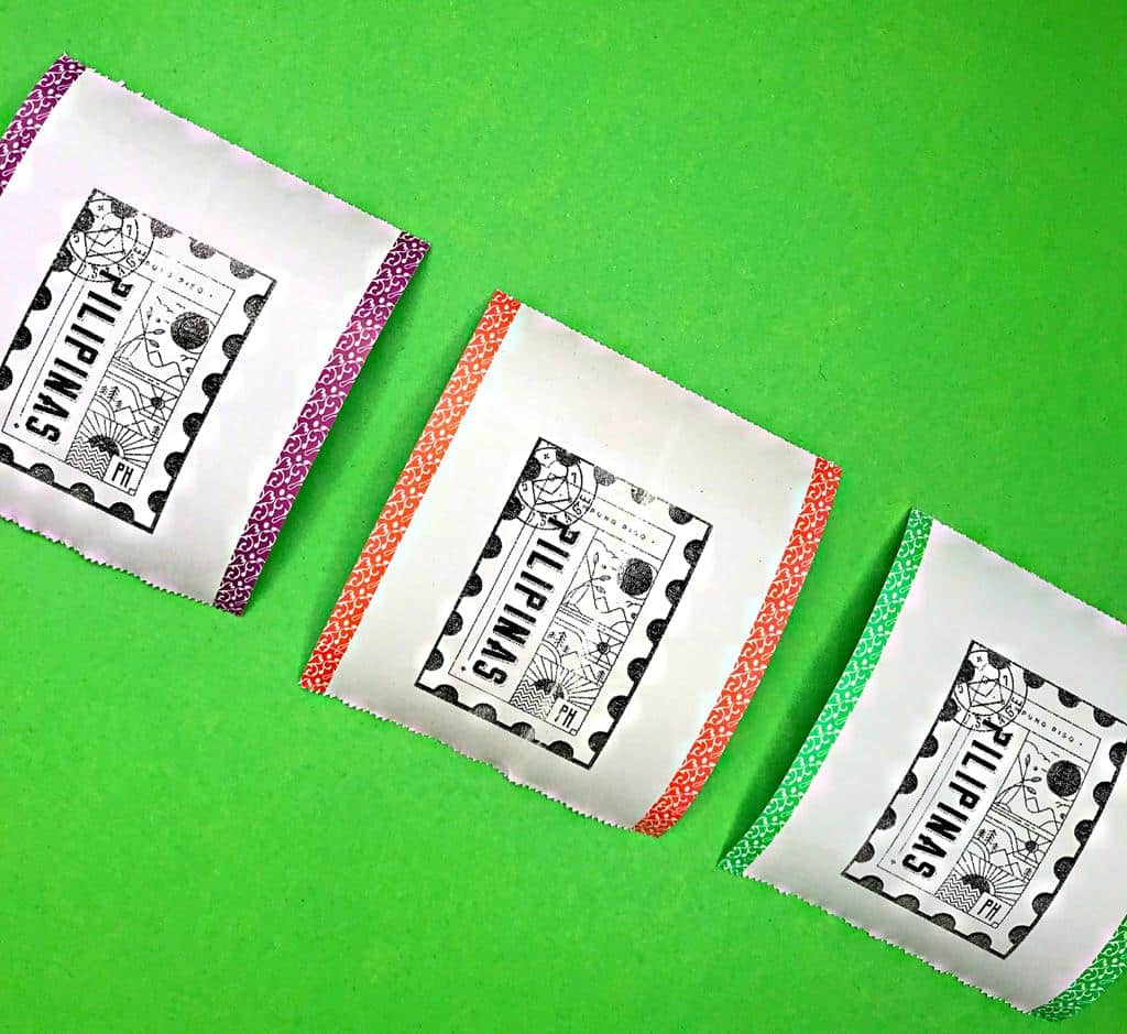 PoooliPaper Colored Edges Paper 3 Rolls Sticky or Regular