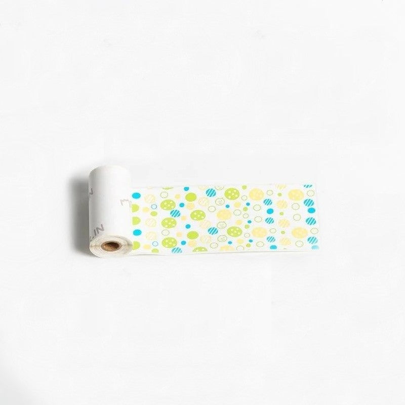 PoooliPaper™  Creators Colored Buttons Sticky Paper 3 Rolls - PoooliPrint™