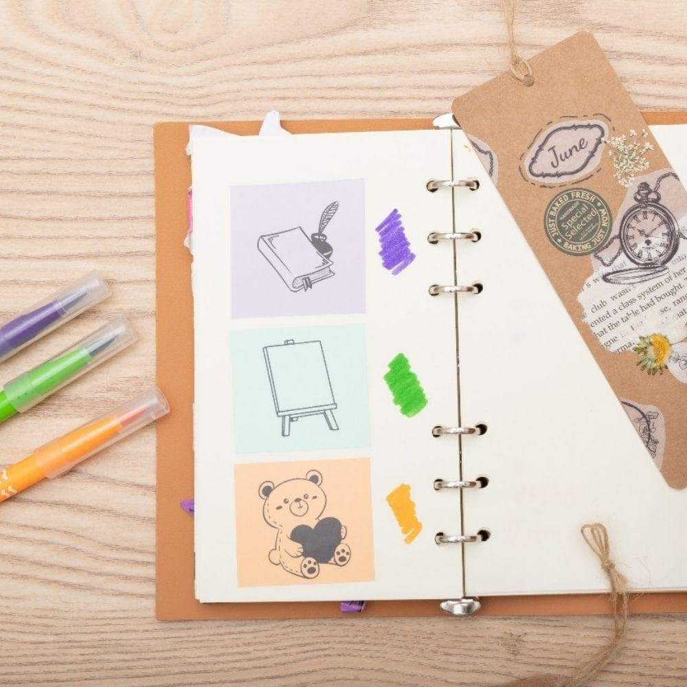 poooliprint thermal sticky colored paper 3 colors for pocket printer